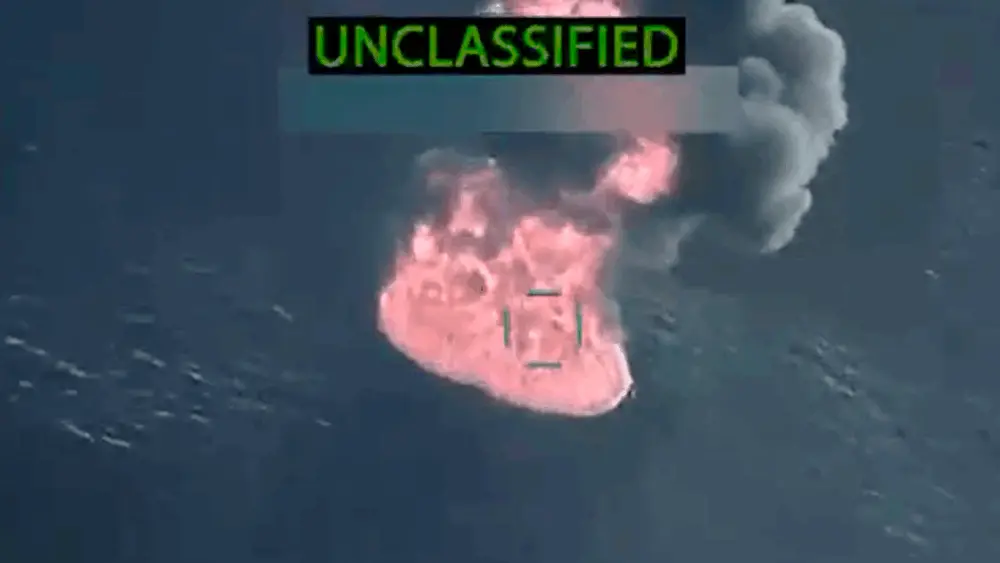 U.S Strike on Drug Boat