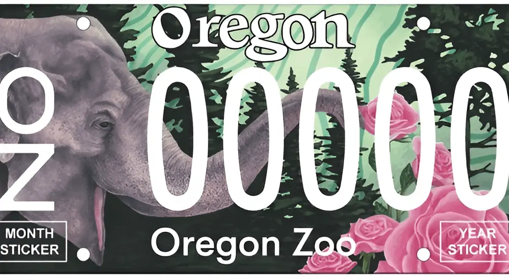 Portland-based artist Jeremy Nichols designed Oregon’s latest specialty license plate. (Courtesy of Oregon Department of Transportation)