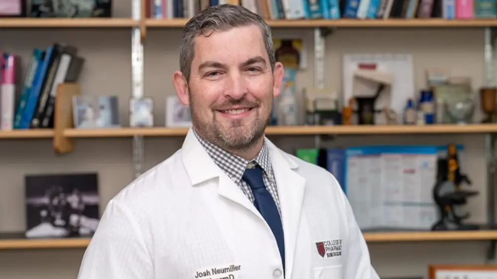 Dr. Joshua Neumiller Photo from WSU News