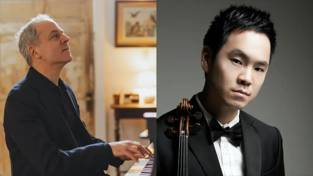 Pianist Jeremy Denk and violist Richard O’Neill will perform Nov. 20 at the University of Idaho as part of the Auditorium Chamber Music Series. Photo credit: Courtesy of the University of Idaho.