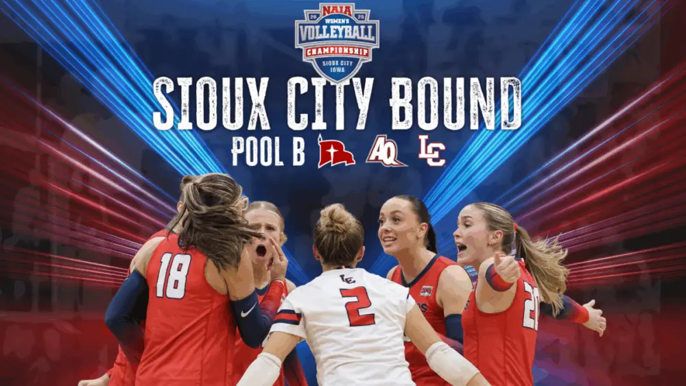 LC State Volleyball Sioux City Bound