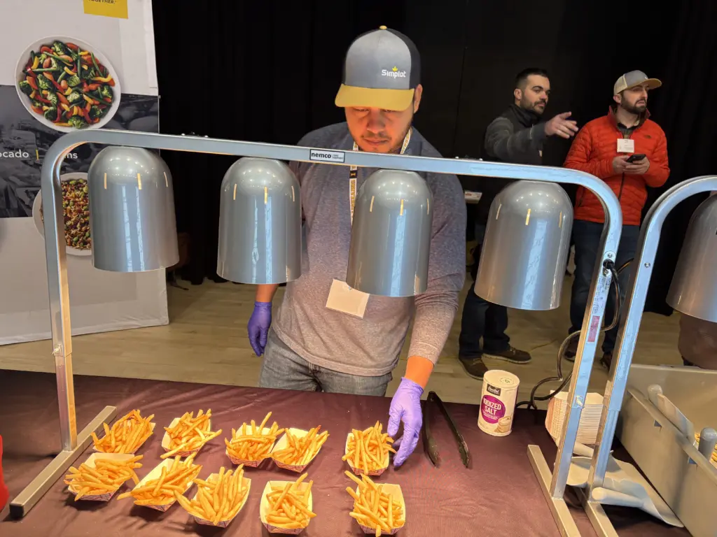 J.R. Simplot Co. fries are served at the 2025 Idaho Potato Conference, hosted in Pocatello by the University of Idaho.
