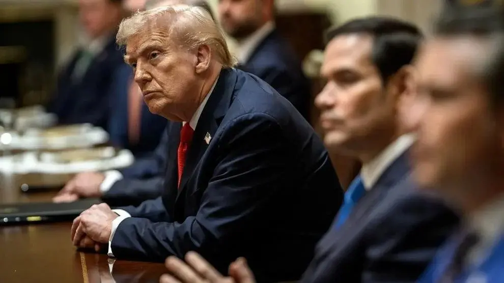 President Donald Trump and Secretary of State Marco Rubio at the White House, Oct. 20, 2025. Daniel Torok / Official White House Photo via Flickr / United States Government Work