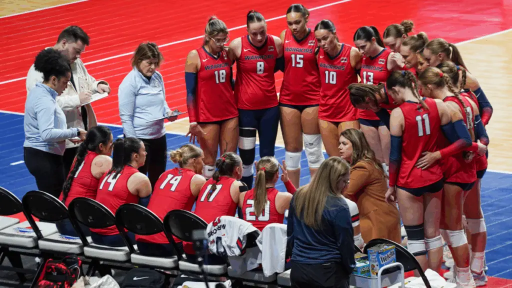 LC State Volleyball Swept by No. 3 Northwestern to Start Pool Play