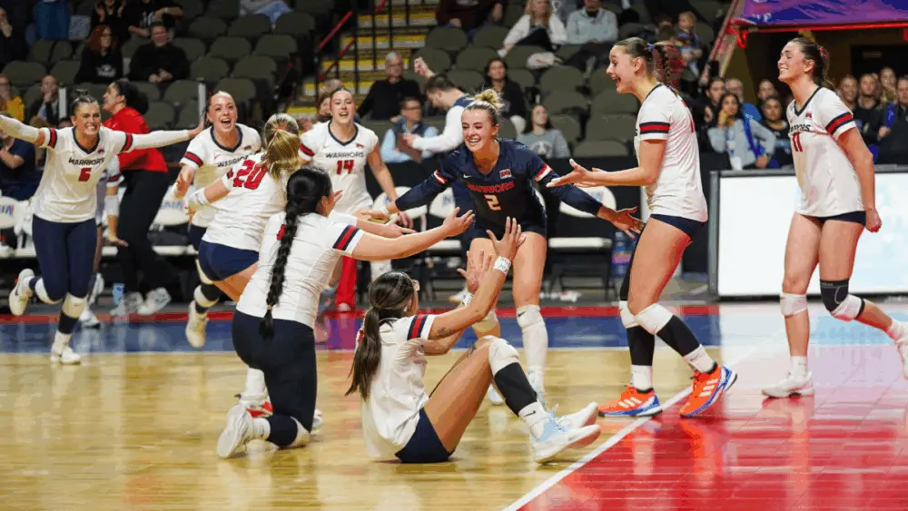 Roy’s Big Night Fuels Warrior Volleyball’s Stunning Comeback Against Aquinas
