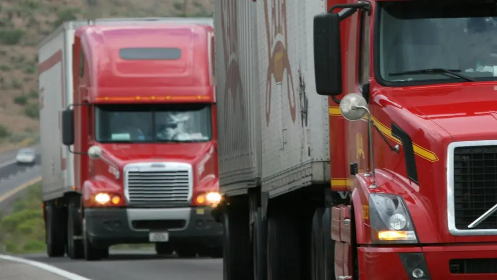 Semi Truck on Highway