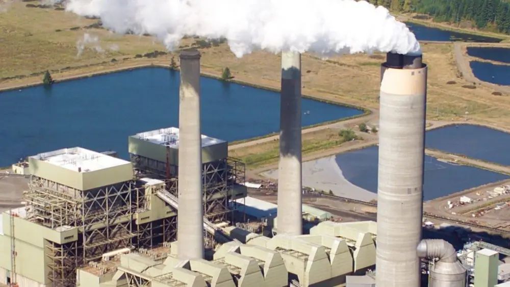 An undated aerial view of TransAlta’s coal-fired power plant in Centralia, Washington. (Photo courtesy of Washington Department of Ecology)