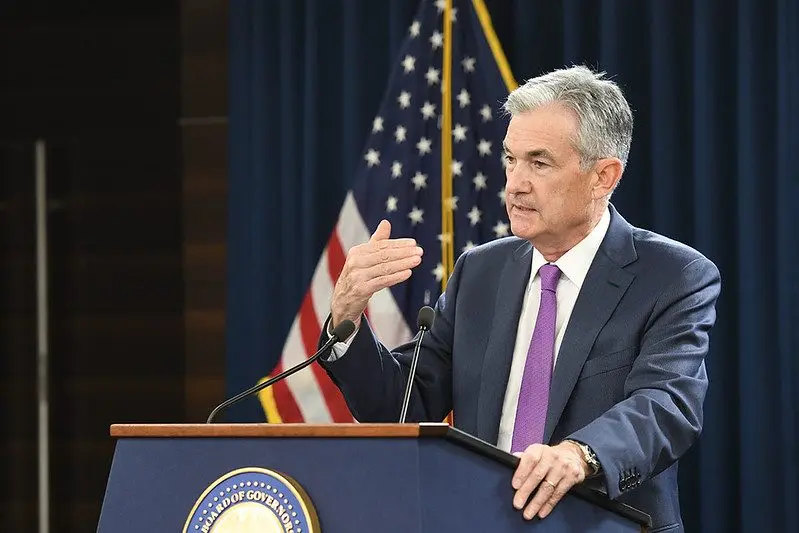 Federal Reserve Chair Jerome Powell answers a reporter’s question during a press conference, Sept. 26, 2018. Photo: Federal Reserve via Flickr / PDM 1.0