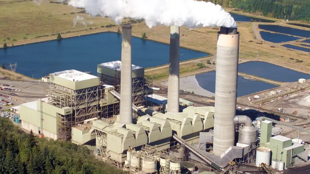 An undated aerial view of TransAlta’s coal-fired power plant in Centralia, Washington. (Photo courtesy of Washington Department of Ecology)