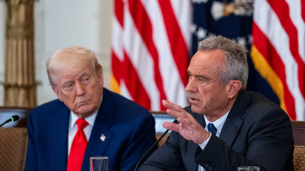 Health and Human Services Secretary Robert F. Kennedy Jr. makes remarks at an event announcing the MAHA (Make America Healthy Again) Commission, Thursday, May 22, 2025, in the East Room of the White House. (Official White House Photo by Joyce N. Boghosian)