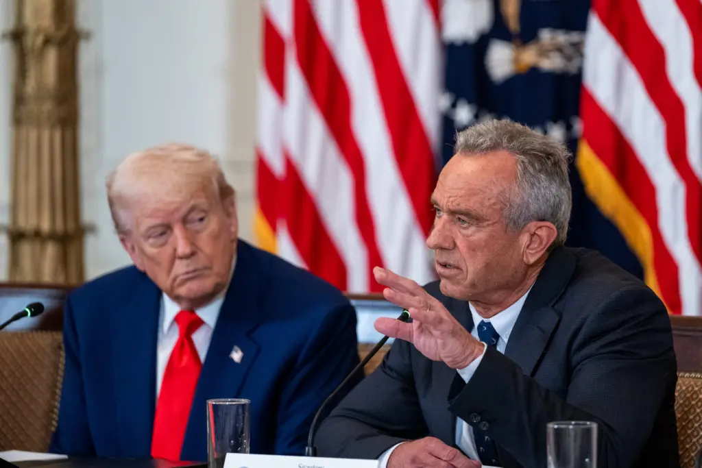 Health and Human Services Secretary Robert F. Kennedy Jr. makes remarks at an event announcing the MAHA (Make America Healthy Again) Commission, Thursday, May 22, 2025, in the East Room of the White House. (Official White House Photo by Joyce N. Boghosian)