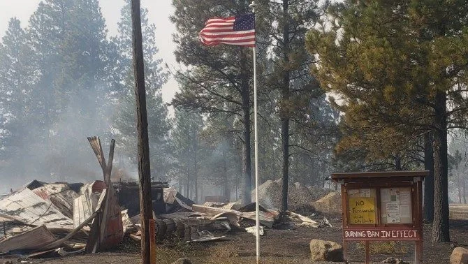 The 2020 Babb Road Fire rapidly swept through Malden and nearby areas, burning more than 15,000 acres and destroying roughly 80 % of the town during a wind-driven wildfire on Labor Day.