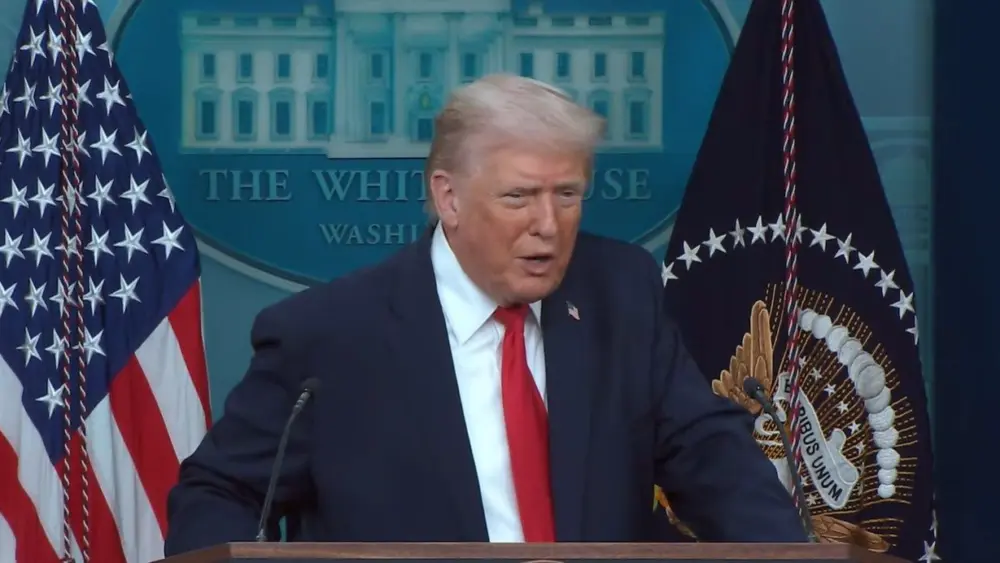 Screenshot credit: Still from Press Secretary Karoline Leavitt Briefs Members of the Media, Jan. 20, 2026 (YouTube / The White House)