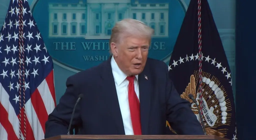 Screenshot credit: Still from Press Secretary Karoline Leavitt Briefs Members of the Media, Jan. 20, 2026 (YouTube / The White House)