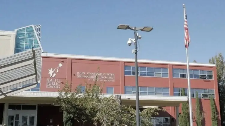 The John Stanford Center for Educational Excellence, home to Seattle Public Schools, is shown in Seattle. Photo: Spencer Pauley / The Center Square