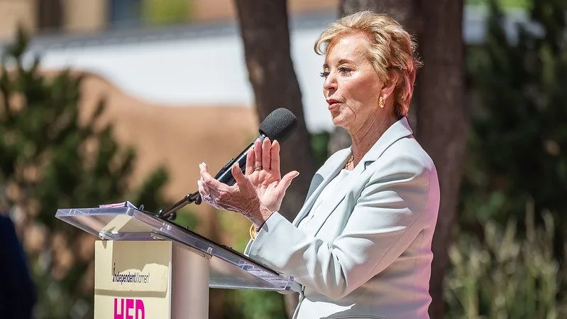 Secretary Linda McMahon delivers remarks at the Her Game Her Legacy Title IX event in Santa Fe, NM on June 23, 2025