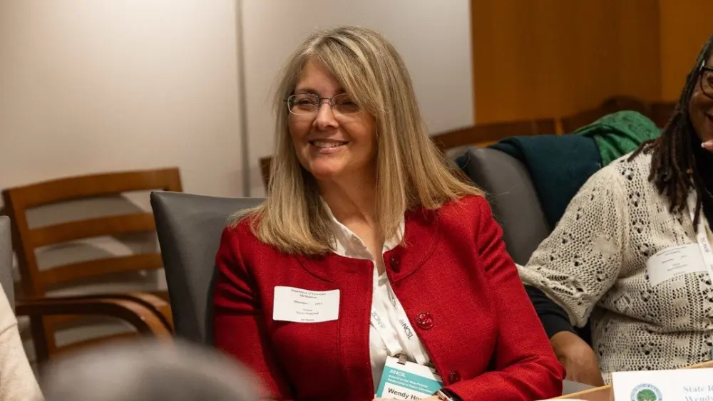 Photo: US Department of Education via Flickr, “12112023 NCSL ED Meeting-6,” taken December 11, 2023, shared under a Creative Commons license.