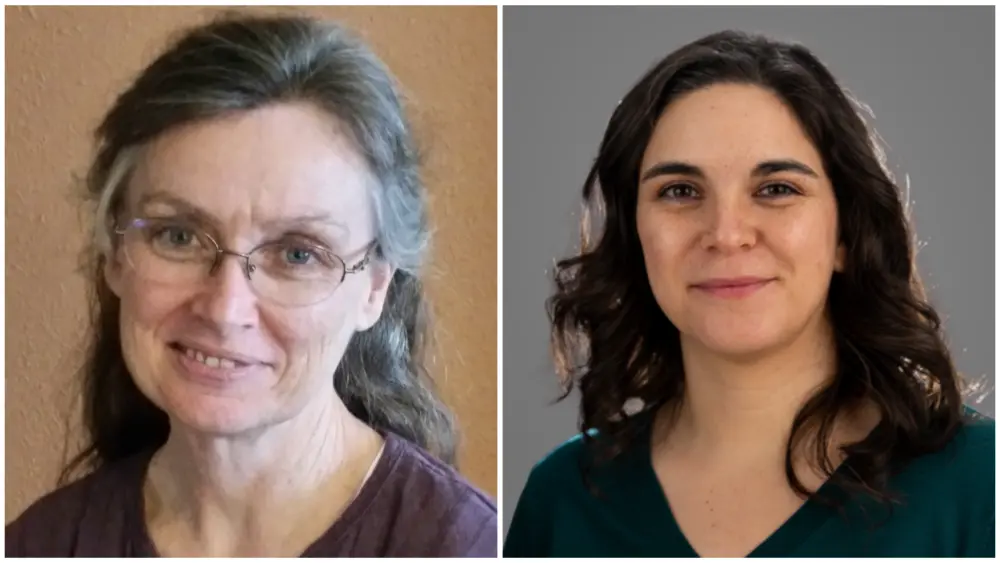 Annie Pillers LEFT/Cassie Richardson RIGHT