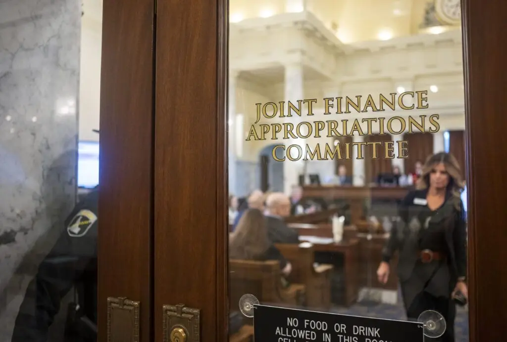 The Joint Finance-Appropriations Committee, the Idaho Legislature’s powerful budget committee, generally meets daily during the legislative session. (Pat Sutphin for the Idaho Capital Sun)