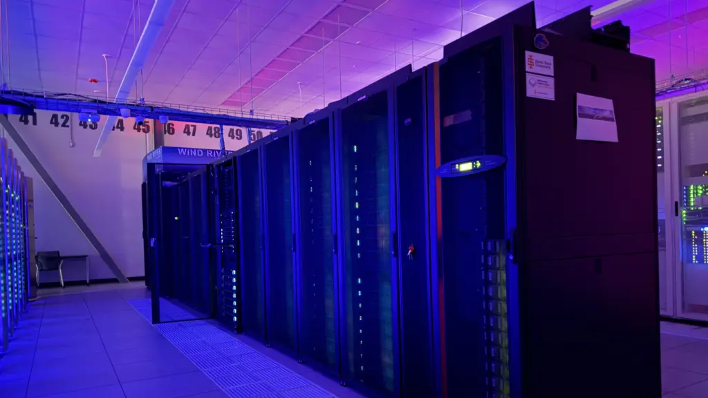 High-performance computing systems like this enable researchers to run complex simulations and analyze large datasets in a fraction of the time required by standard computers.