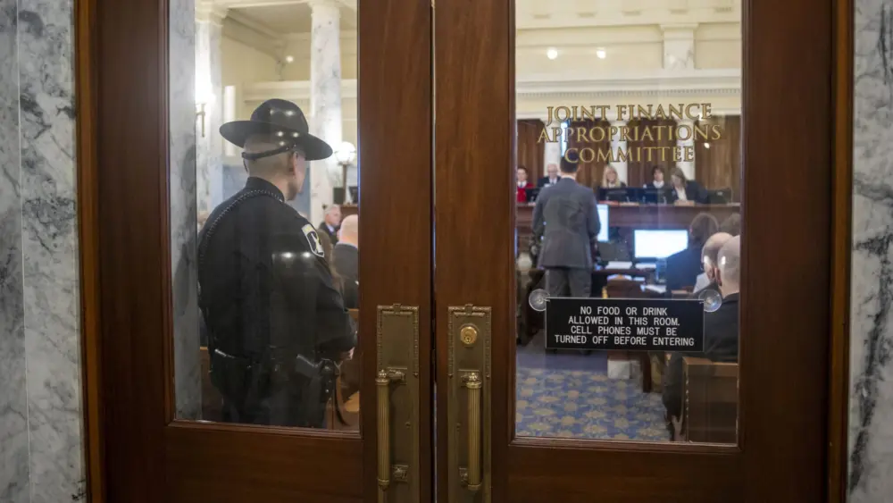 The Joint Finance-Appropriations Committee, the Idaho Legislature’s powerful budget committee, meets daily during the legislative session. (Pat Sutphin for the Idaho Capital Sun)