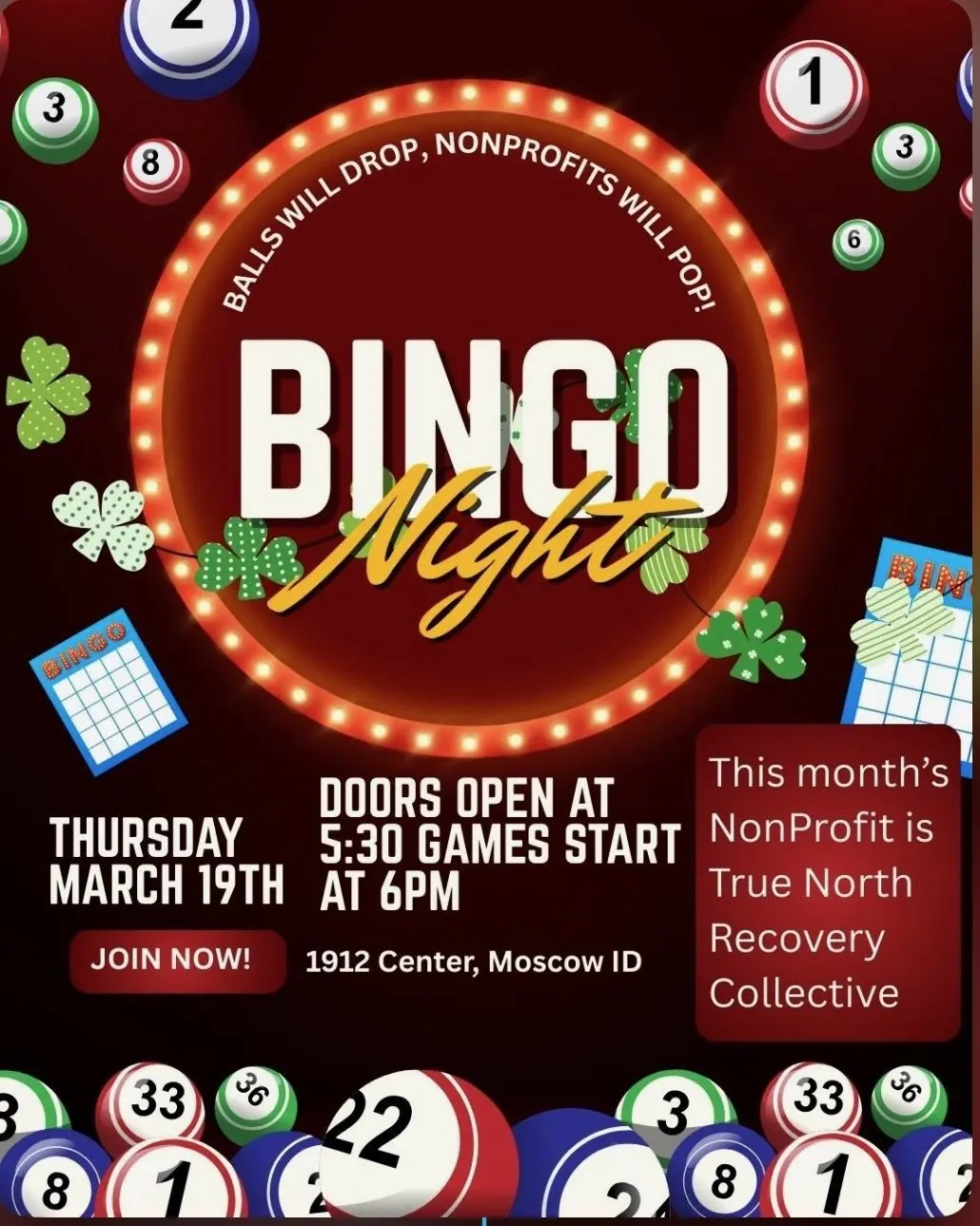Bingo Night at the 1912 Center