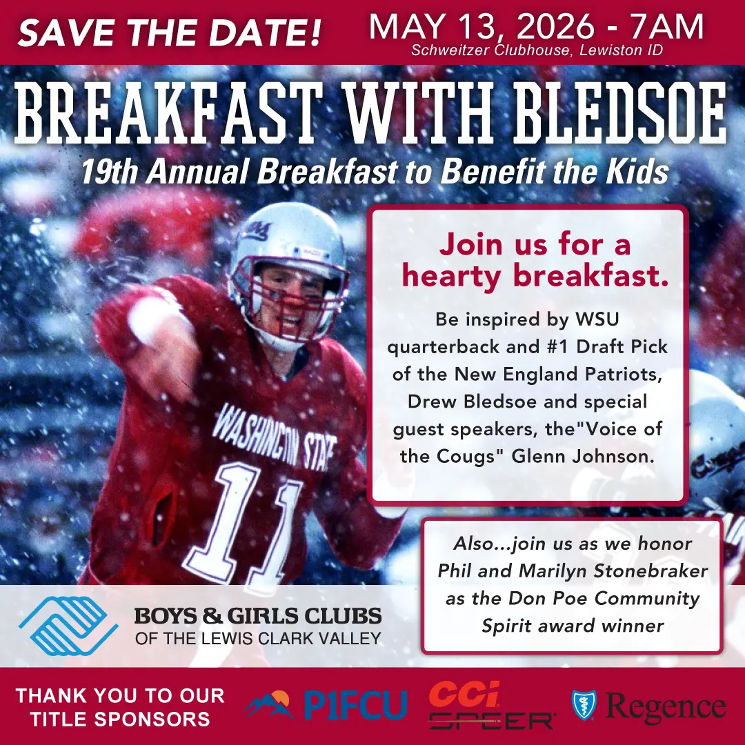 Breakfast with Bledsoe set for May 13 in Lewiston