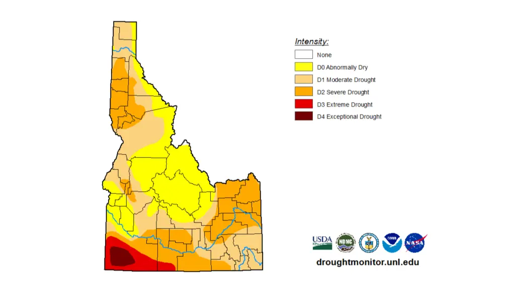 Drought Emergency Declared for all Idaho Counties Amid Record Low ...
