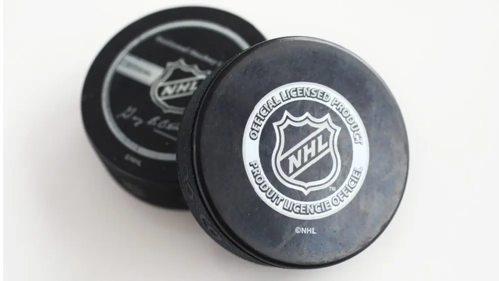 Official licensed hockey puck for NHL^ National hockey league