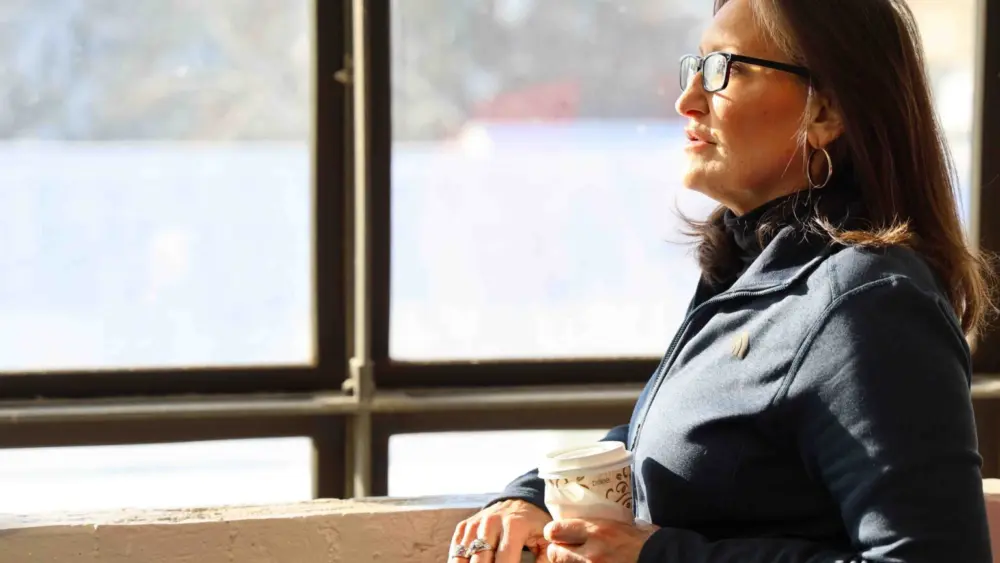 Rhode Island Democratic Sen. Lori Urso sponsored the first bill of its kind adding workplace accommodations for menopause- and perimenopause-related conditions to state law in 2025. A generational shift in recent years has led to more legislation in statehouses around the country. (Courtesy of the Rhode Island Senate)