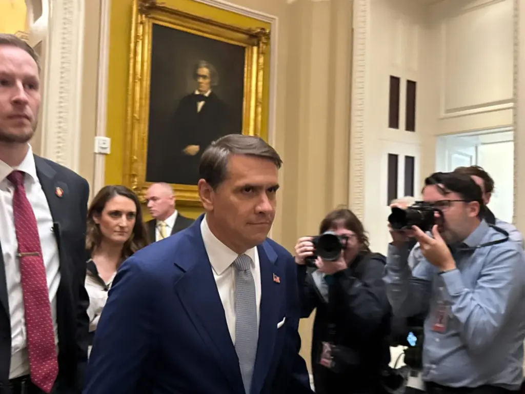 Acting Attorney General Todd Blanche appears at the U.S. Capitol in Washington, D.C., on May 21, 2026. (Photo by Shauneen Miranda/States Newsroom)
