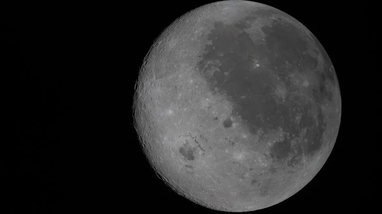 A shot of the fully illuminated moon is taken during the Artemis II mission, April 6, 2026. Photo: NASA / Public Domain.