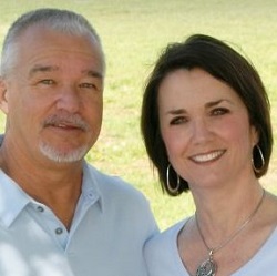 Larry Whitt pictured along with wife Dawn 