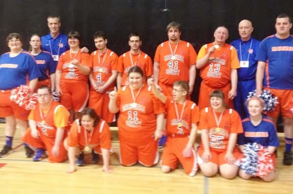The Marshall 1 team celebrated their State Championship in the B1 Division at the Special Olympics State Tournament in Louisville.