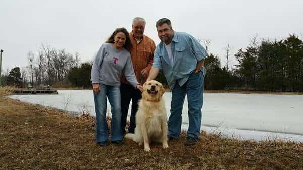 Butch and Debbie Chiles along with Molly reunited with Wortham today to say thank you