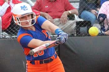 Payton Smothers hit a 3-run homer in the 6th inning in the Lady Marshals 13-8 win over Ballard.