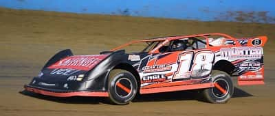 Davenport in the Crate Late Model event Saturday at Kentucky Lake Motor Speedway.