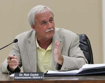 County Commissioner Dr. Rick Cocke.