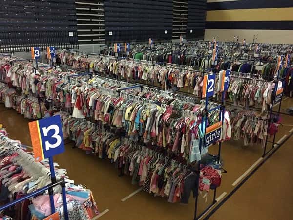 Photos from past sale events courtesy of Kentucky Kids Consignment Sales Facebook page