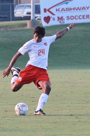 Daniel Gardner had the assist in all three Marshall goals.