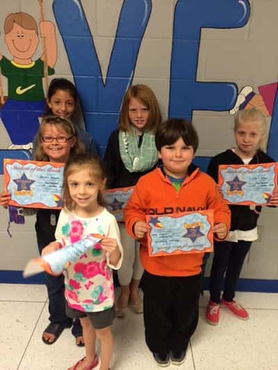 Calvert Elementary September Students of the Month | Marshall County ...