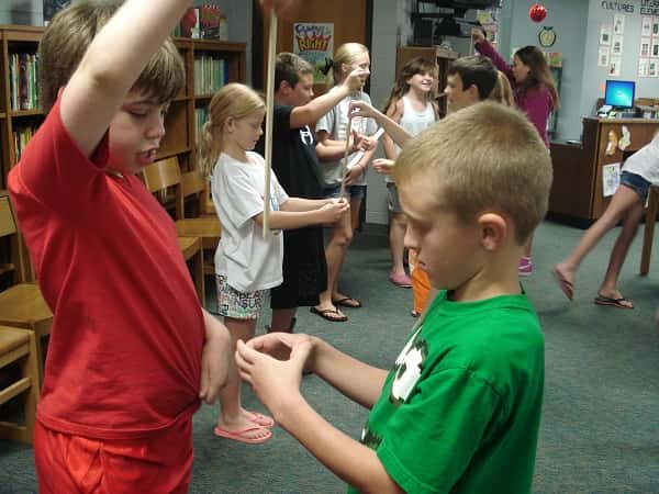 Calvert 4-Hers testing individual reaction times