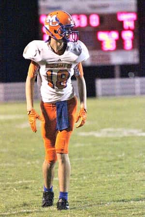 Lucas Forsythe caught four passes for 84 yards and scored a touchdown against Hopkinsville.