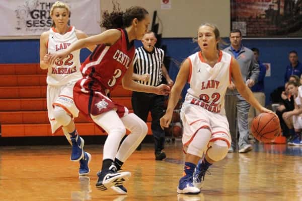 Briley English had eight points in the Lady Marshals Hoopfest win over Hopkins County.