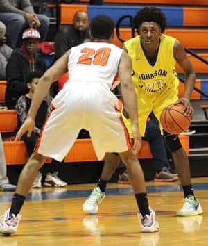 J.O. Johnson player John Petty (23) is currently the 17th ranked junior in the nation.