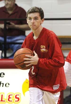 Sophomore Elijah Toth has been playing valuable minutes for the Eagles.