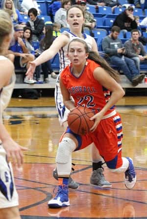 Briley English had nine points, all from three point range, against Graves County.