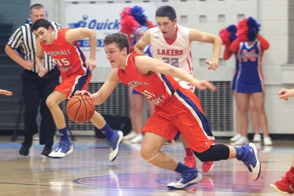 Dylan Walters scored 18 points and had 7 rebounds in the Marshals win over Calloway County that secures their spot in the 1st Region Tournament.
