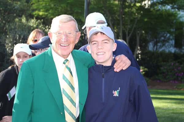 One of Jay's favorite moments was meeting former Notre Dame Head Football Coach Lou Holtz.