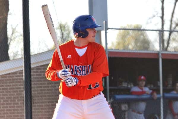 Cody Clark hit a home run in the Marshals 4-1 win Monday over Livingston Central.